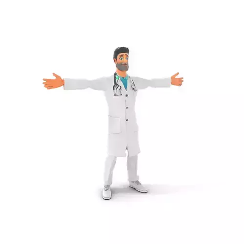 Doctor Character Model Pack with PBR Textures