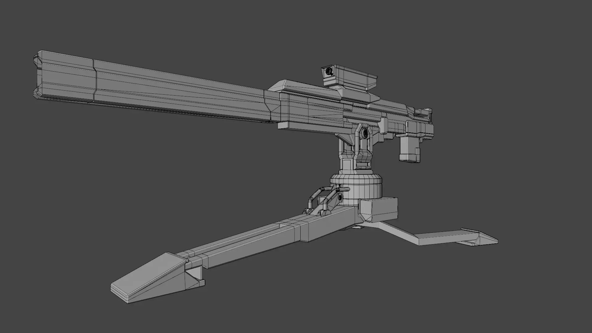 Mounted Railgun 3D model_5