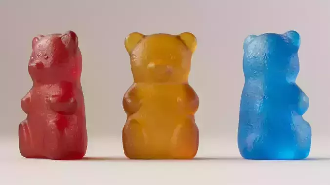 Gummy Bear 3D Model
