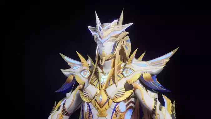 EGYPTIAN GOD 3D MODEL