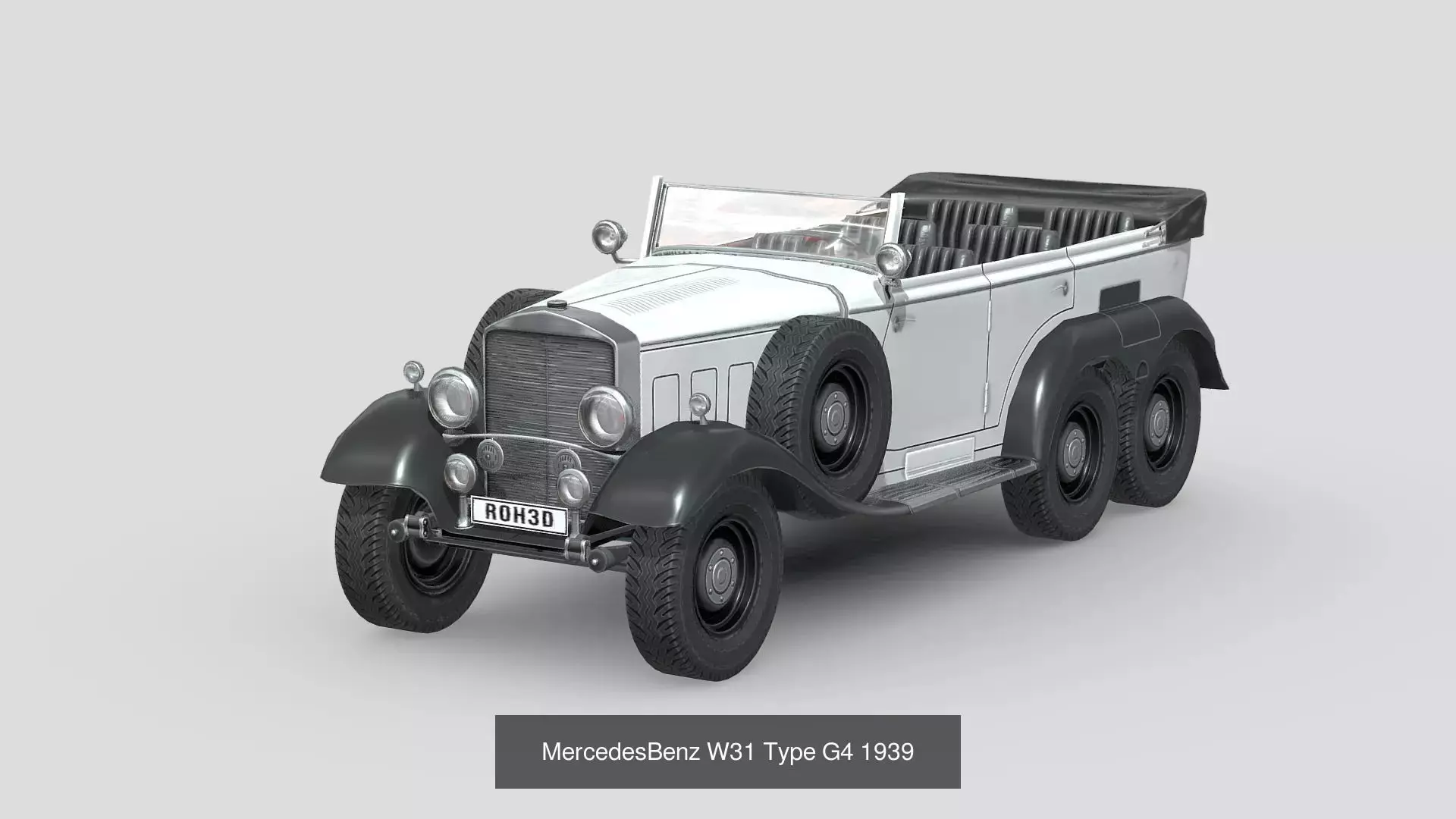 Golden Era 1930s Vintage Car Pack 3D Model Collection_9