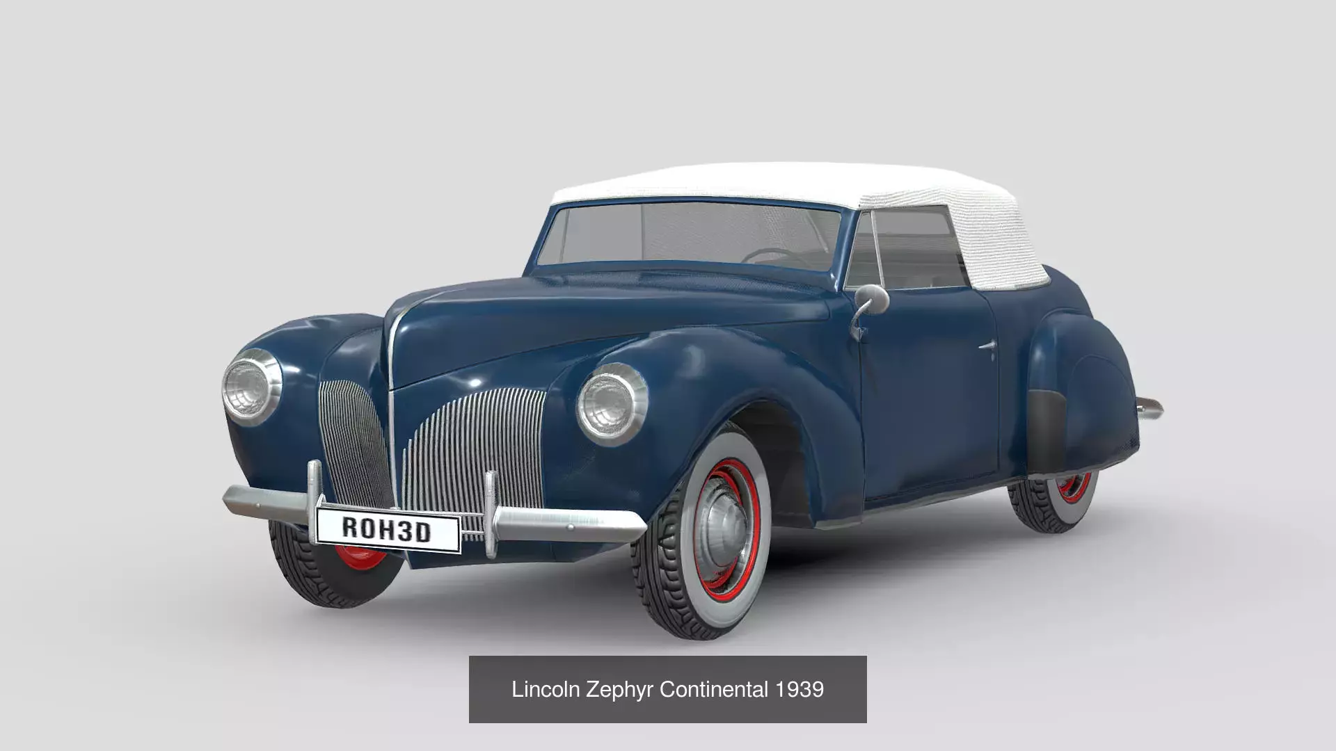 Golden Era 1930s Vintage Car Pack 3D Model Collection_6