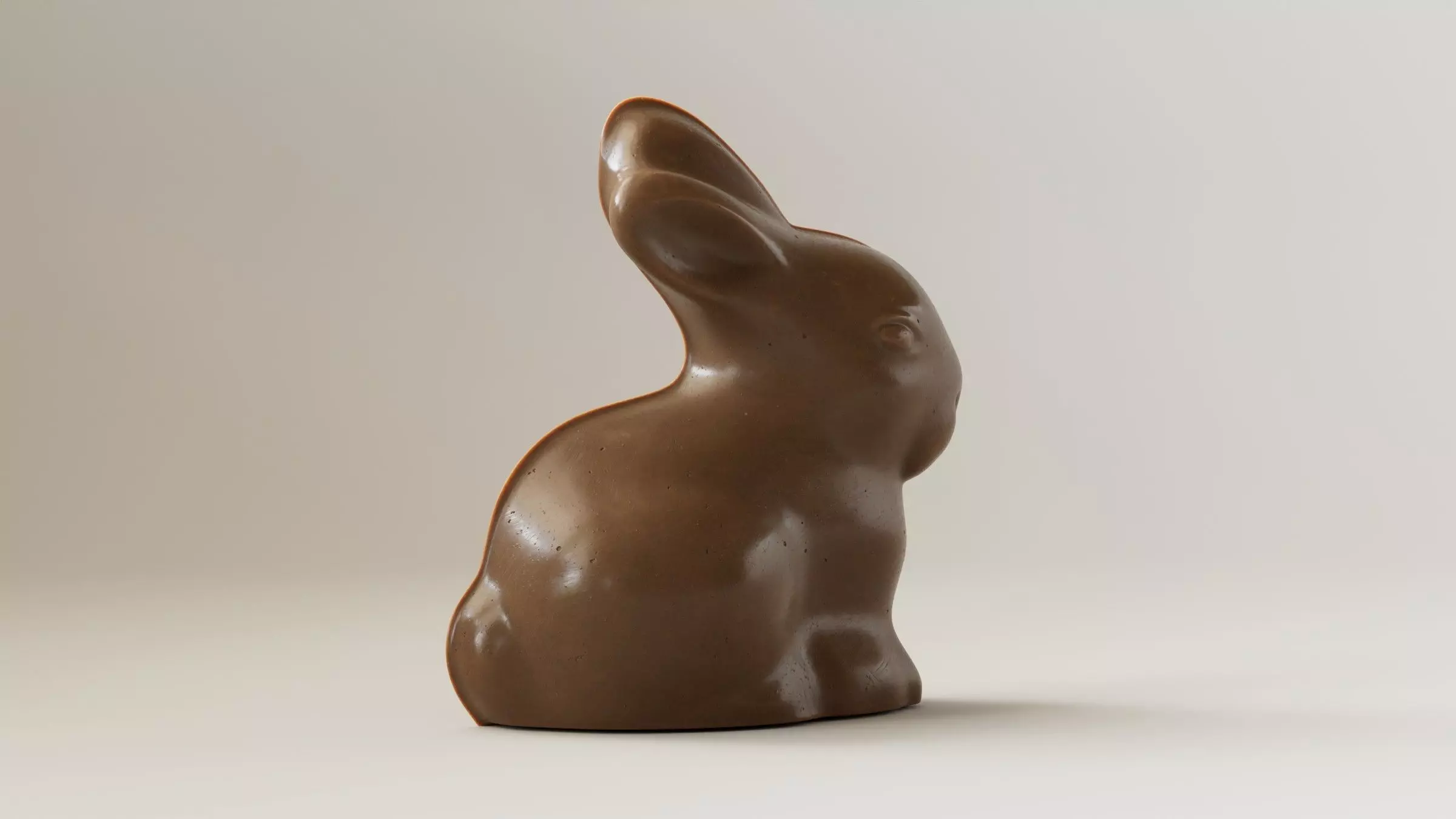 Chocolate Bunny 3D Model 3D model_5