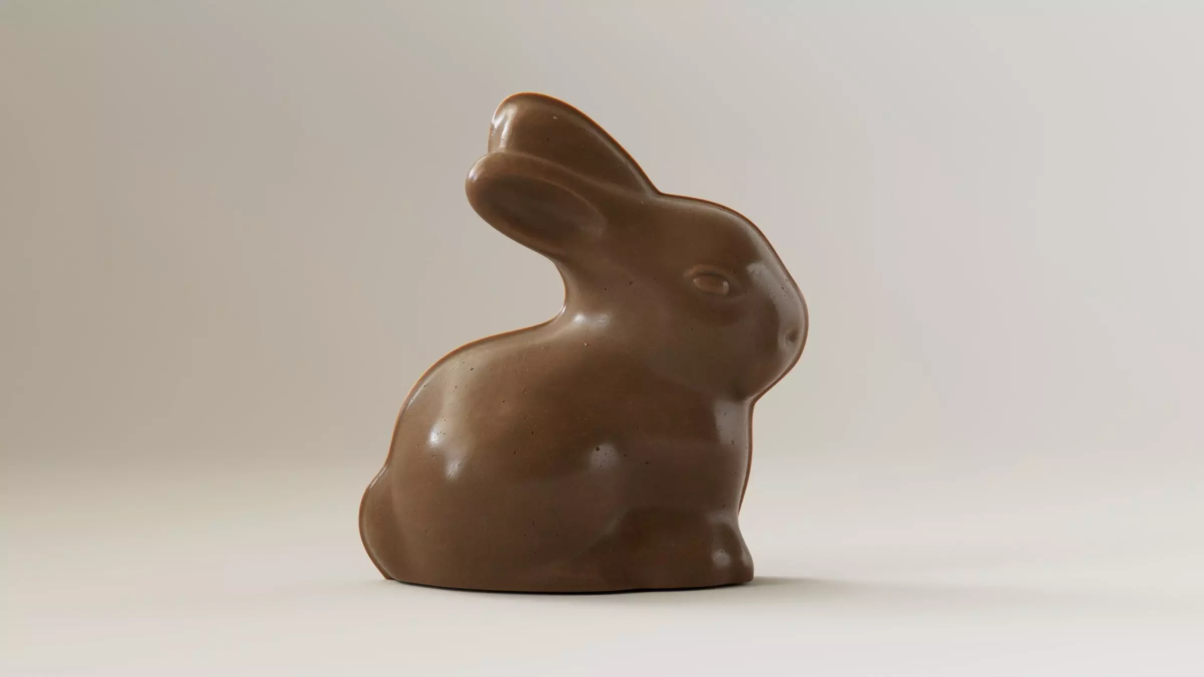 Chocolate Bunny 3D Model 3D model_1