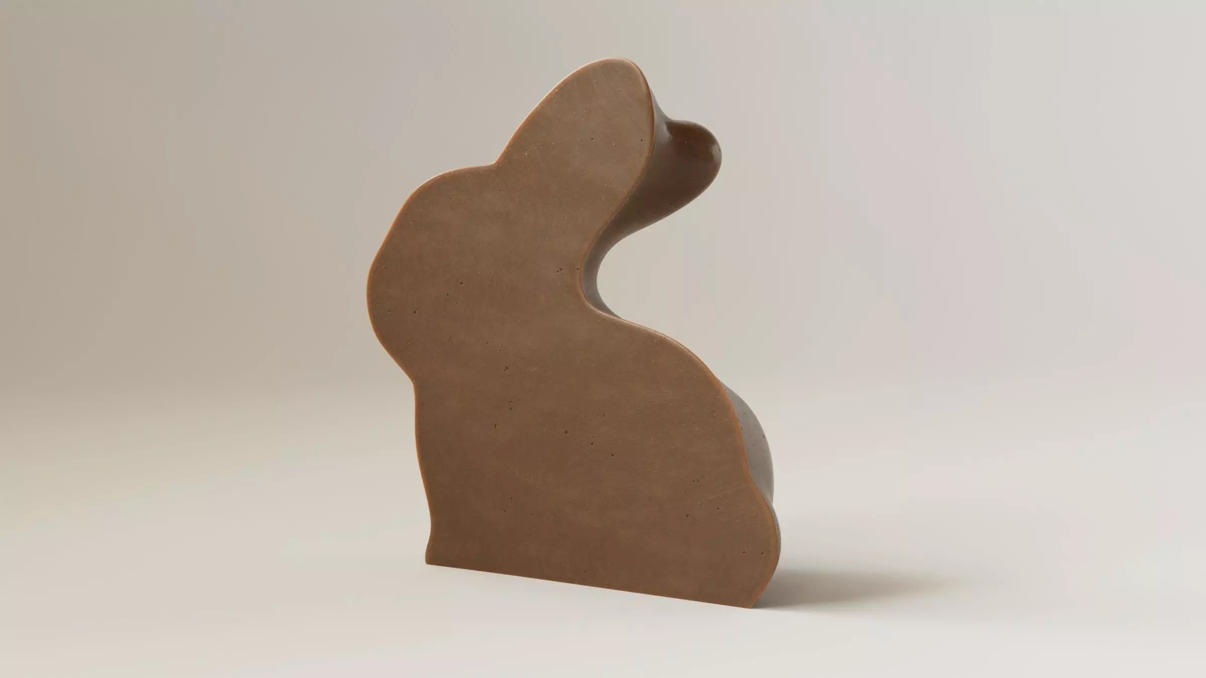 Chocolate Bunny 3D Model 3D model_3