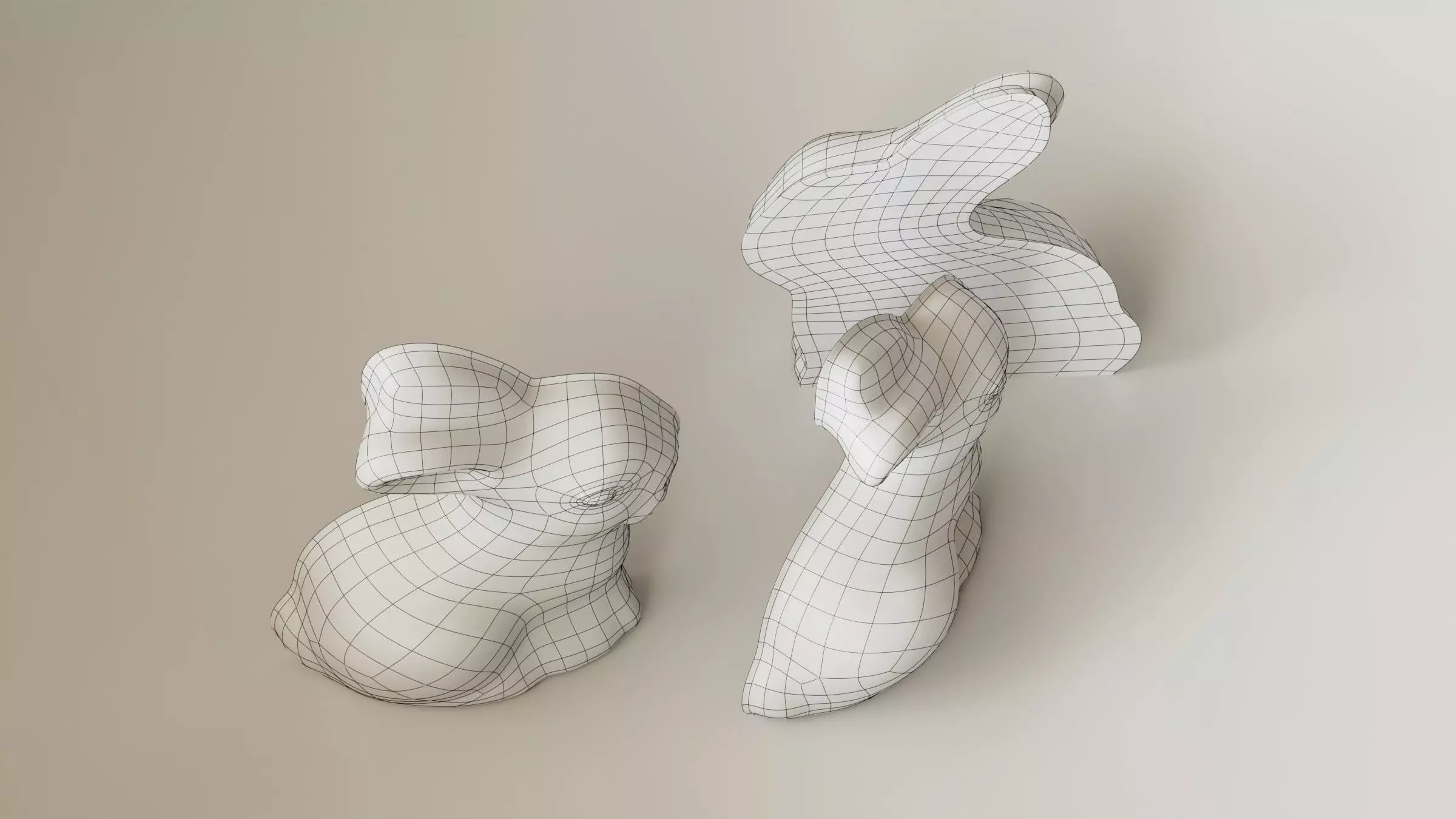 Chocolate Bunny 3D Model 3D model_14