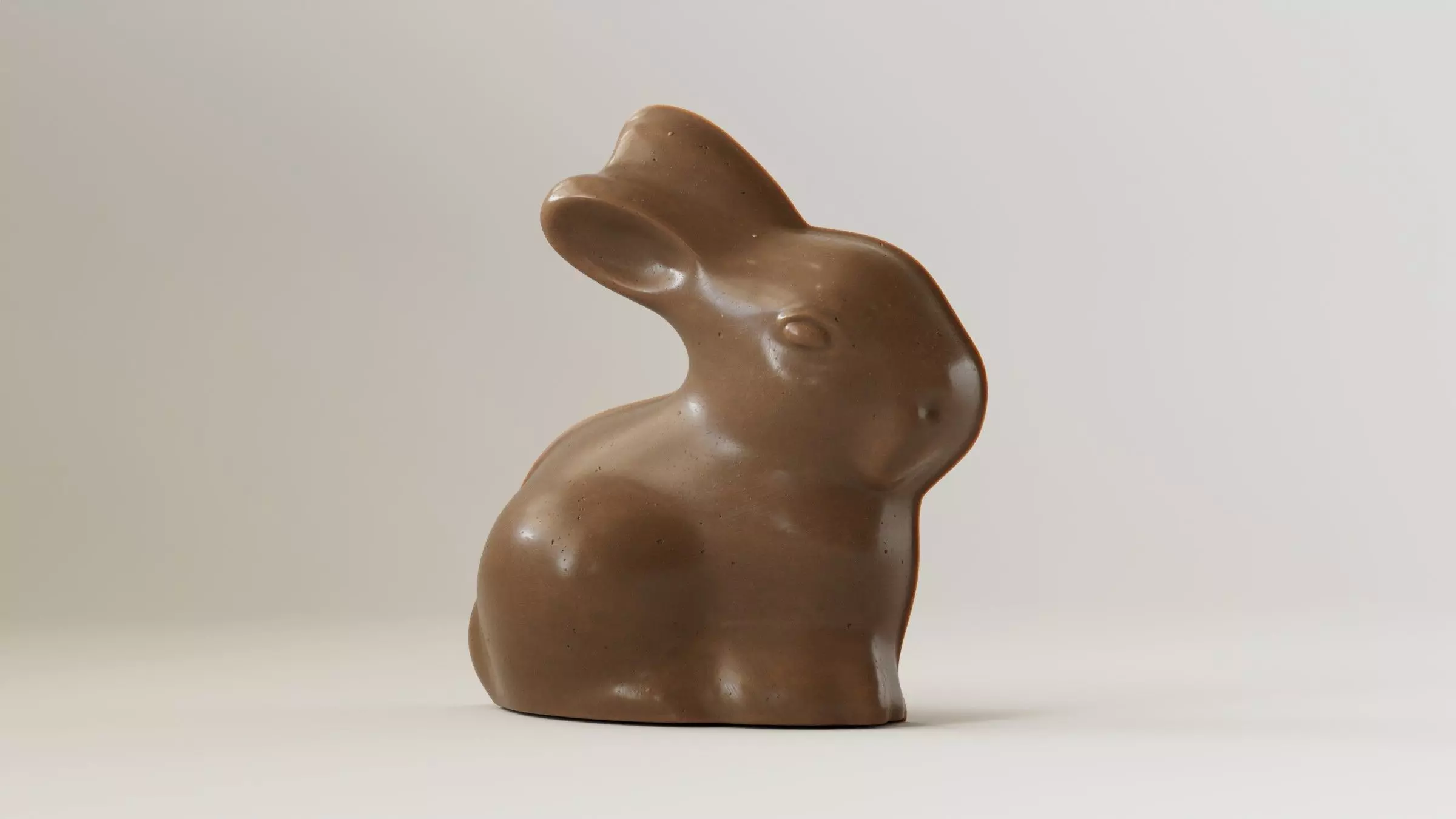 Chocolate Bunny 3D Model 3D model_0