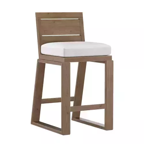 Canyon Outdoor Teak Dining Side Chair