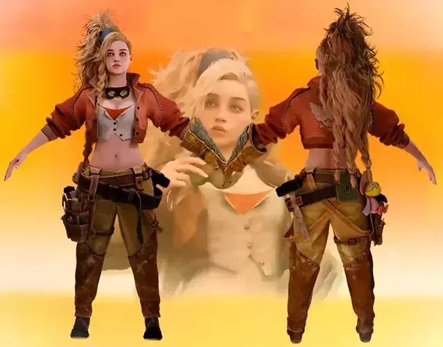 Gemma Monster Hunter Wilds 3D model