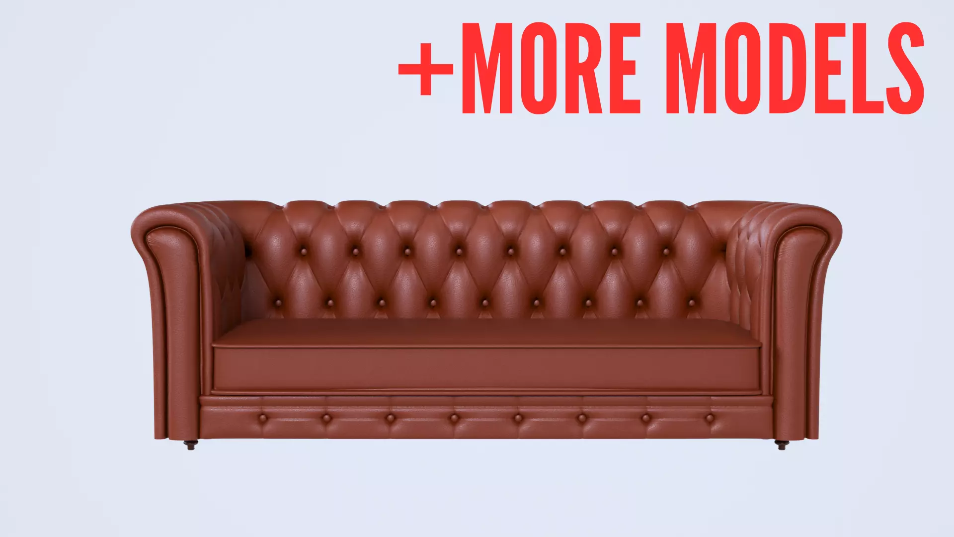 Chesterfield Furniture Set 3D model