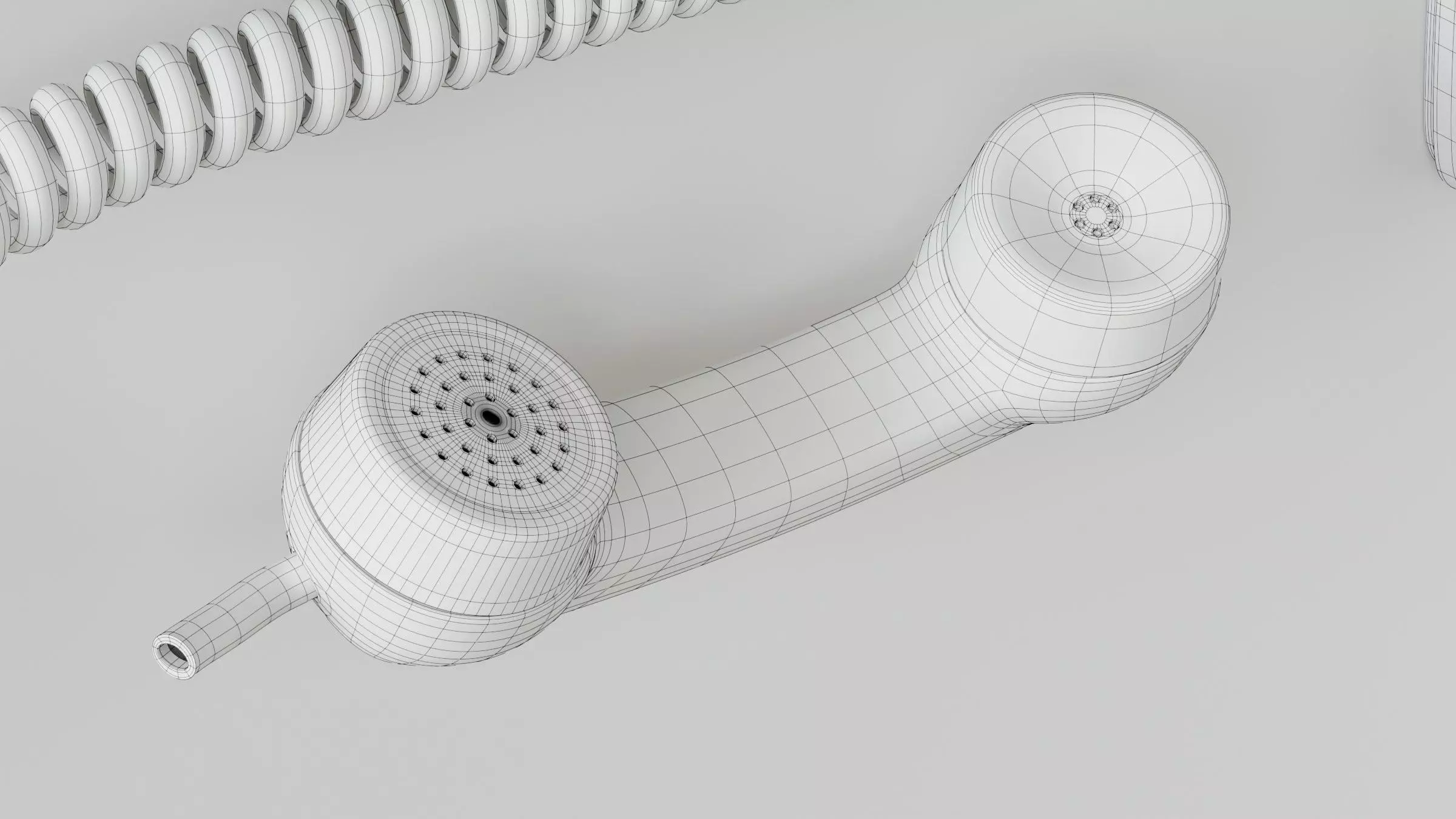 Retro Wall Telephone 3D Model 3D model_29