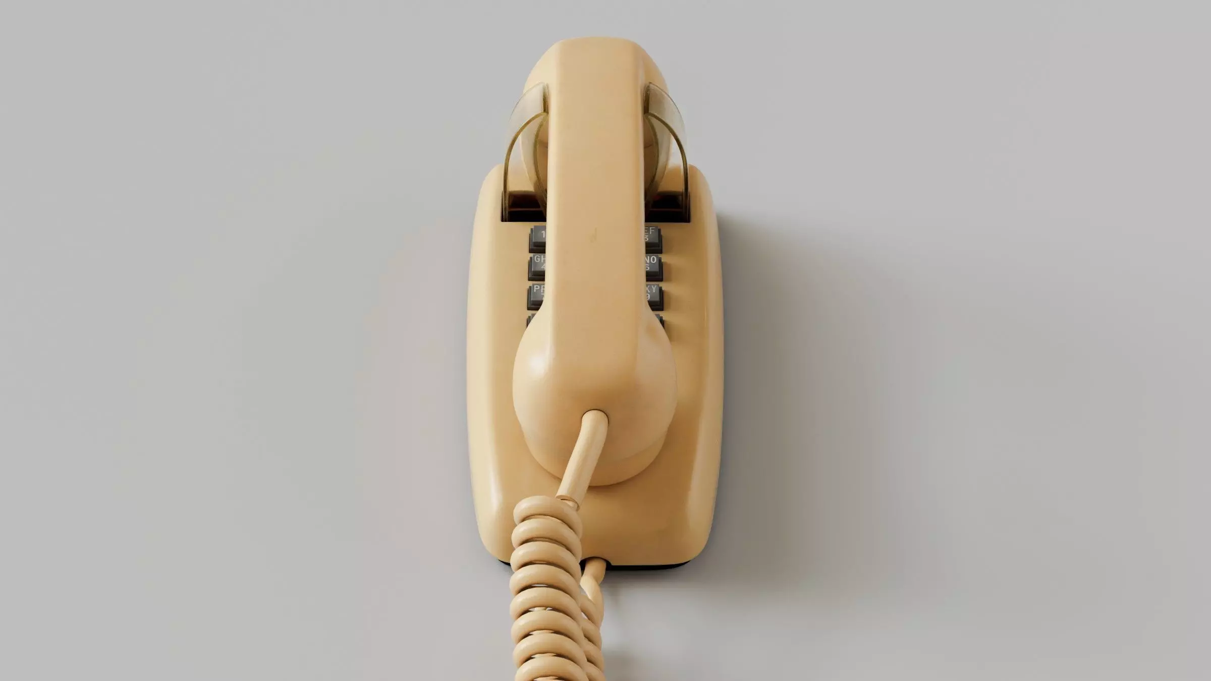 Retro Wall Telephone 3D Model 3D model_17