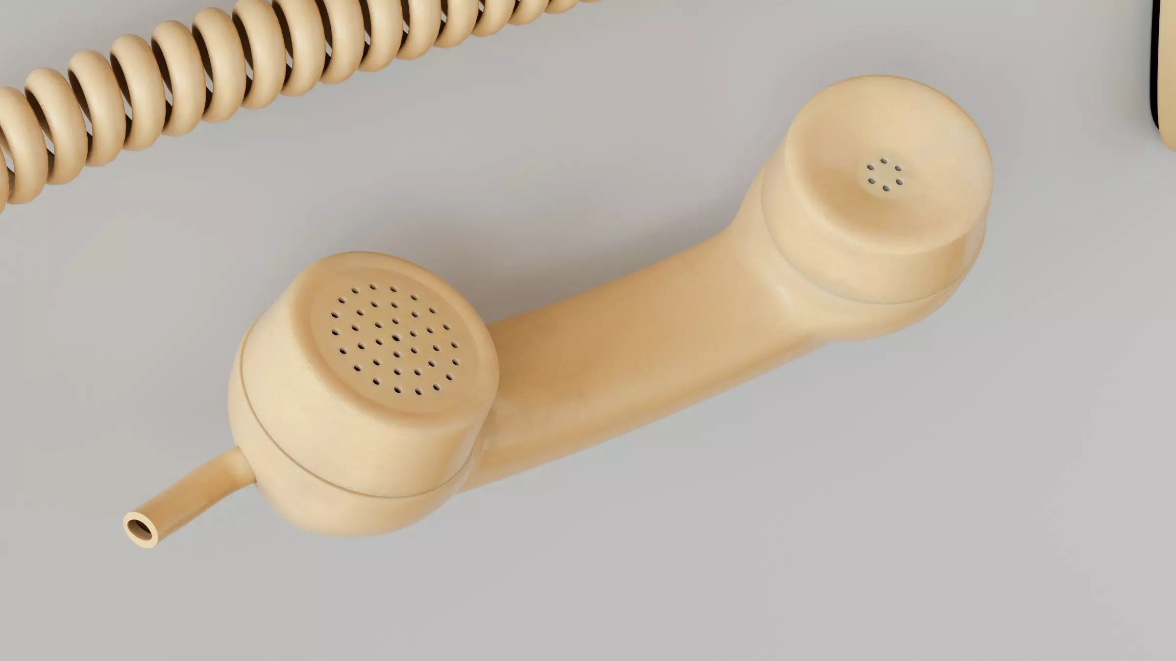 Retro Wall Telephone 3D Model 3D model_23