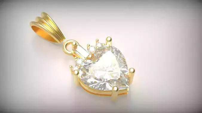 Heart-Shaped Pendant