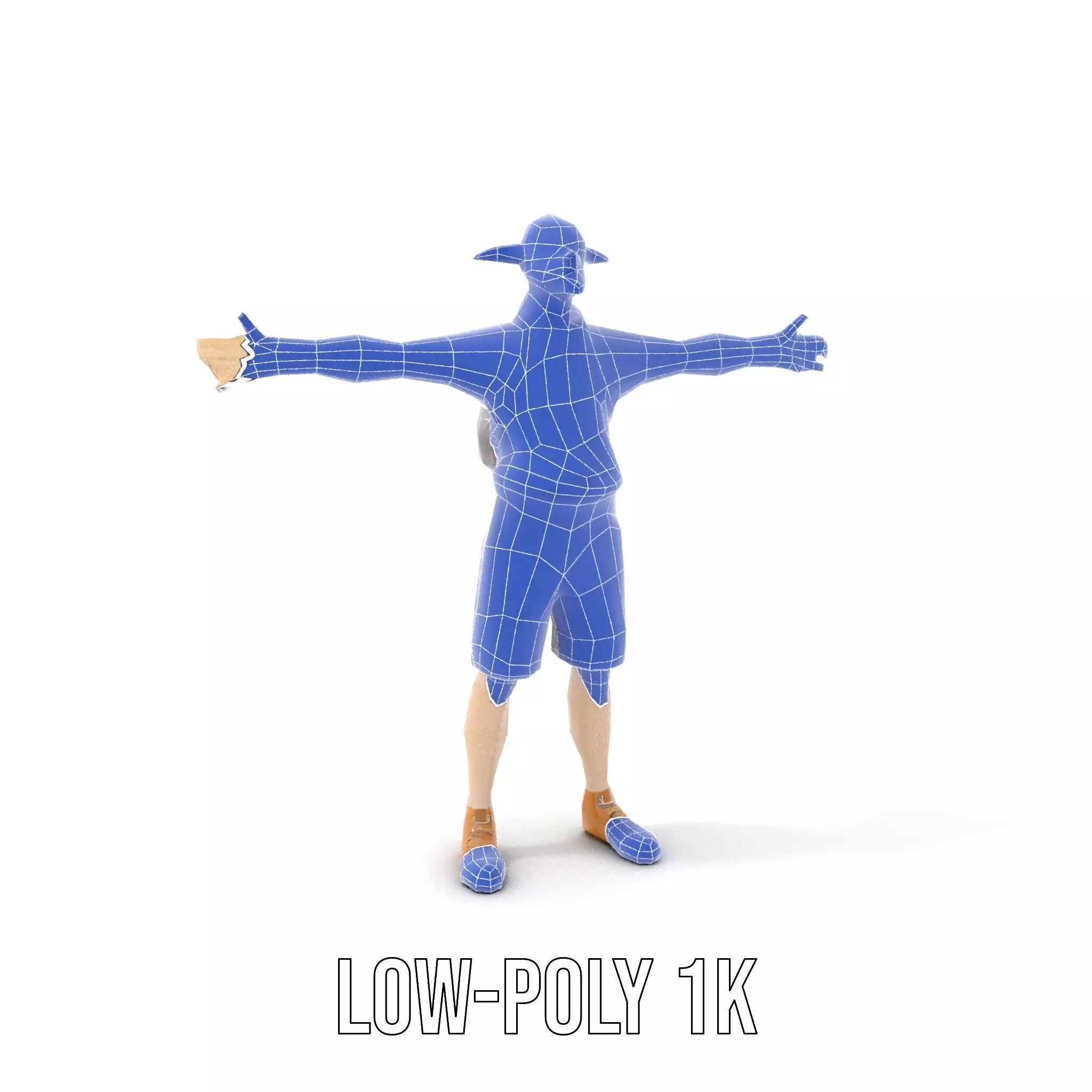 Elf Character Casual Outfit Model Pack Low-poly 3D model_31