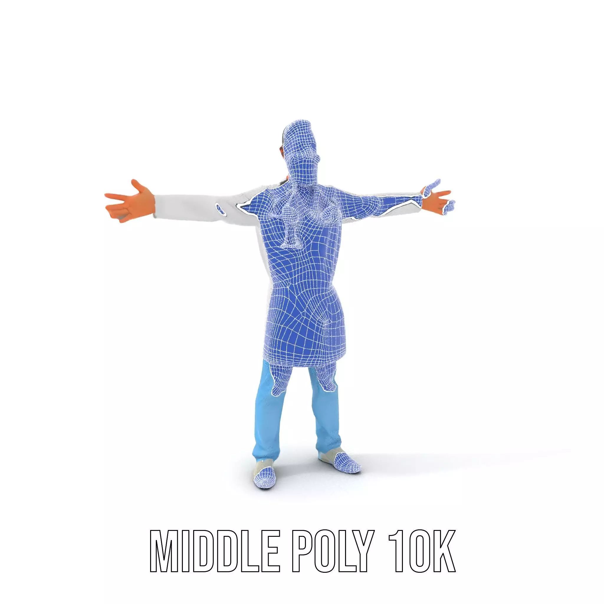 Animated Doctor Character Model Pack Low-poly 3D model_18