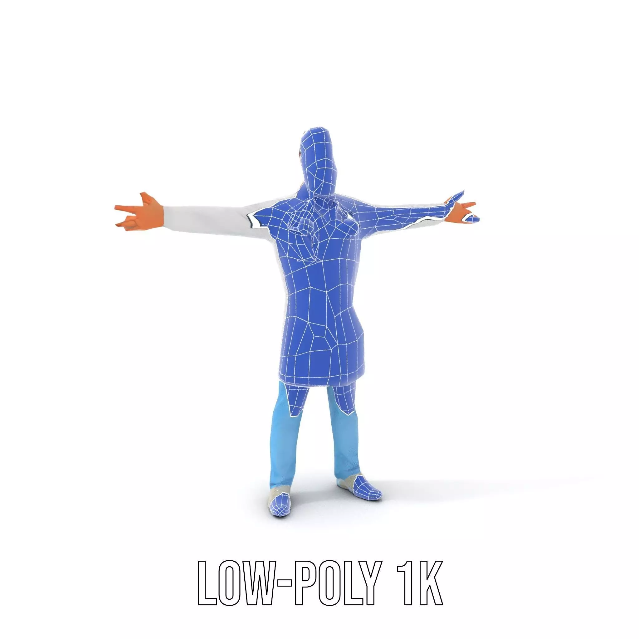 Animated Doctor Character Model Pack Low-poly 3D model_24