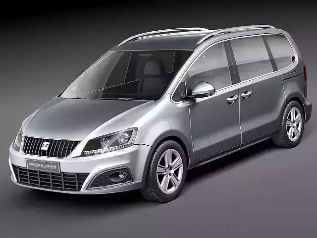Seat Alhambra 2011 3D model