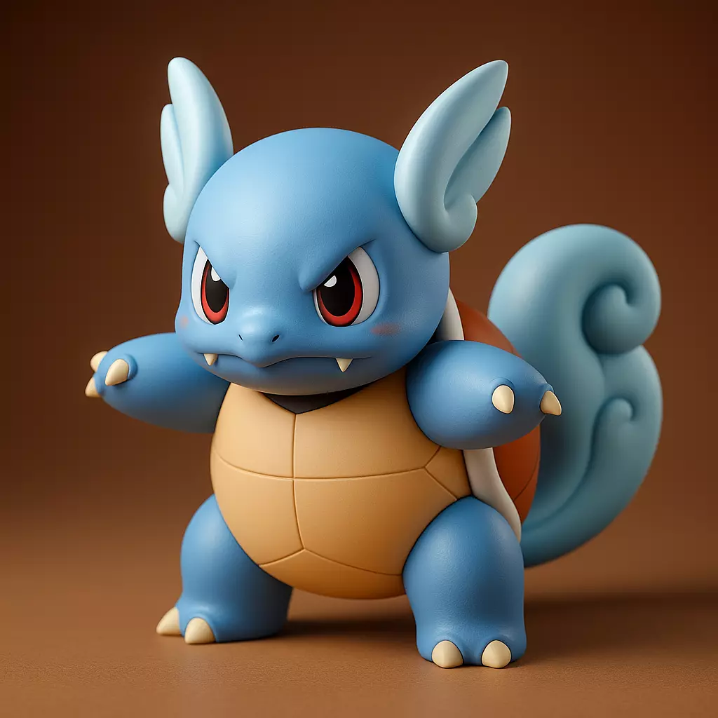 Pokemon WartortlePokemon WartortlePokemon Wartortle 3D print model