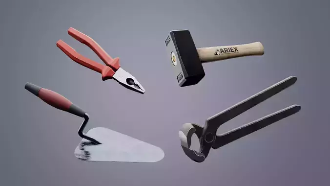 Hammer - Pincers - Trowel Pliers