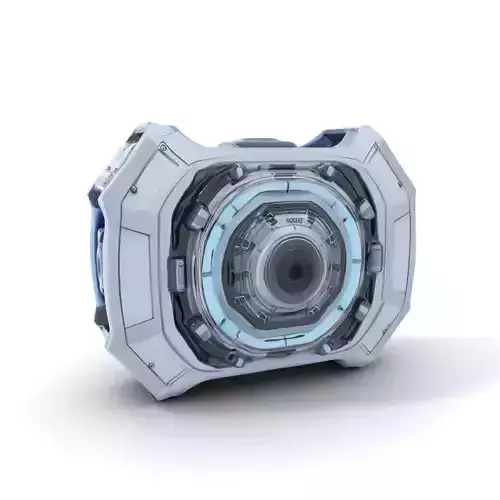 Futuristic Engine Core model pack Low-poly 3D model