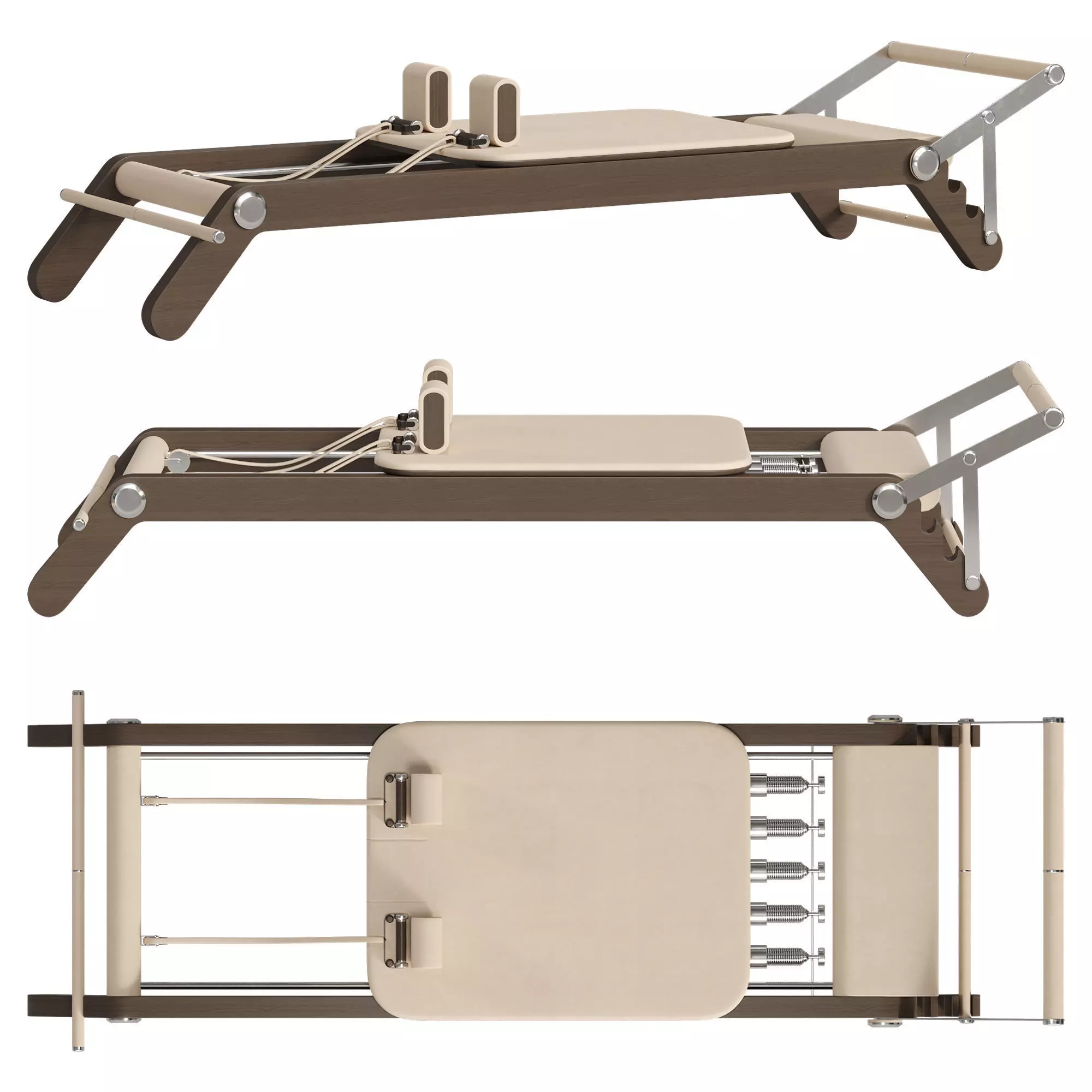 PX50 Pilates Reformer 3D model
