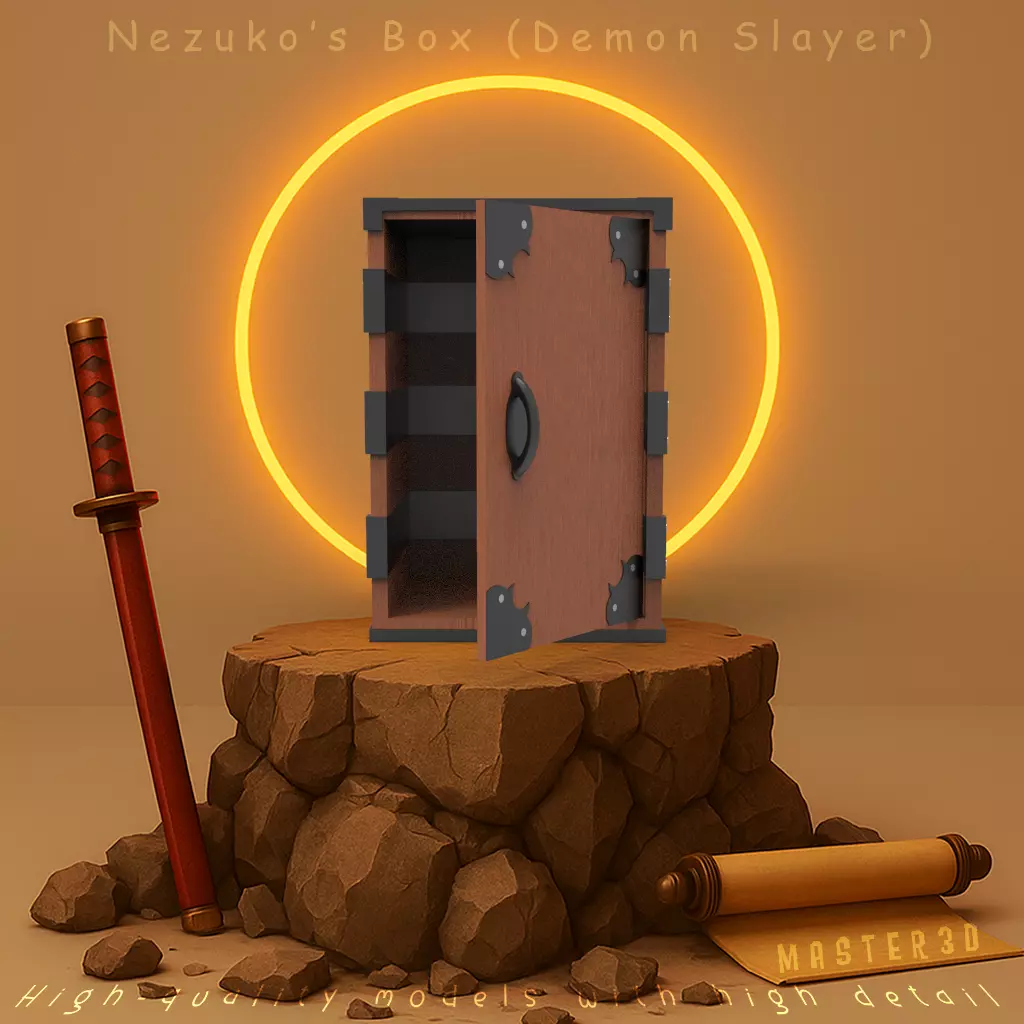 Nezukos Box Demon Slayer 3D print model