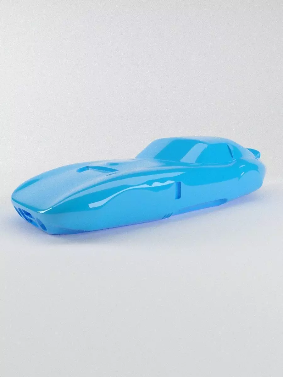 The silhouette of the car 1965 Shelby Cobra Daytona Coupe 3D print model_0