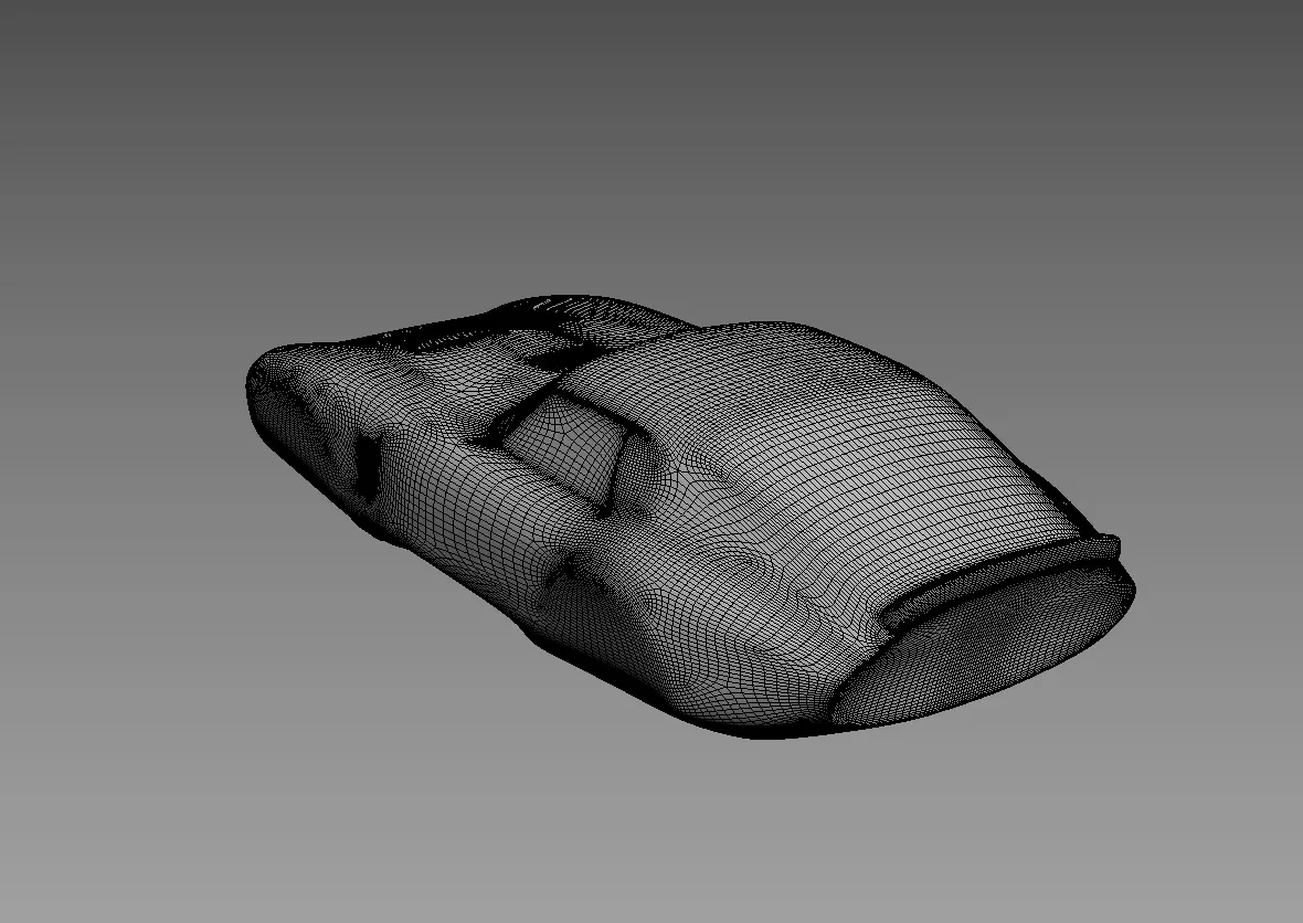 The silhouette of the car 1965 Shelby Cobra Daytona Coupe 3D print model_4