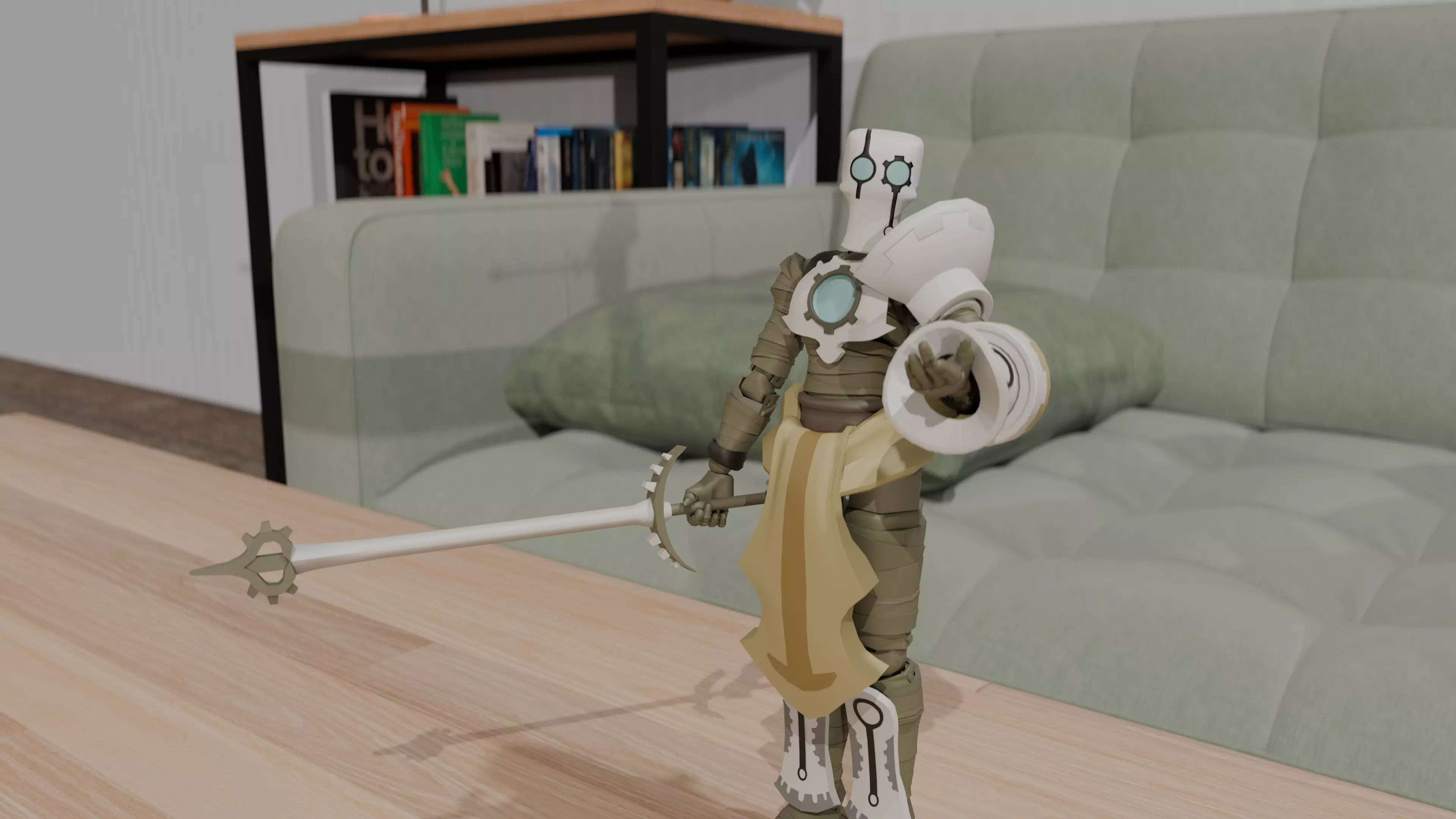 NOX FROM WAKFU ARTICULATED FIGURE 3D print model_0