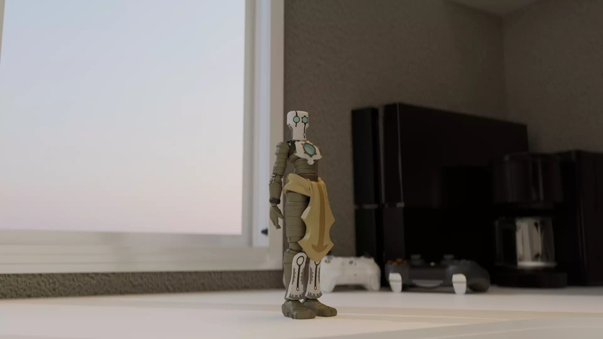 NOX FROM WAKFU ARTICULATED FIGURE 3D print model_1