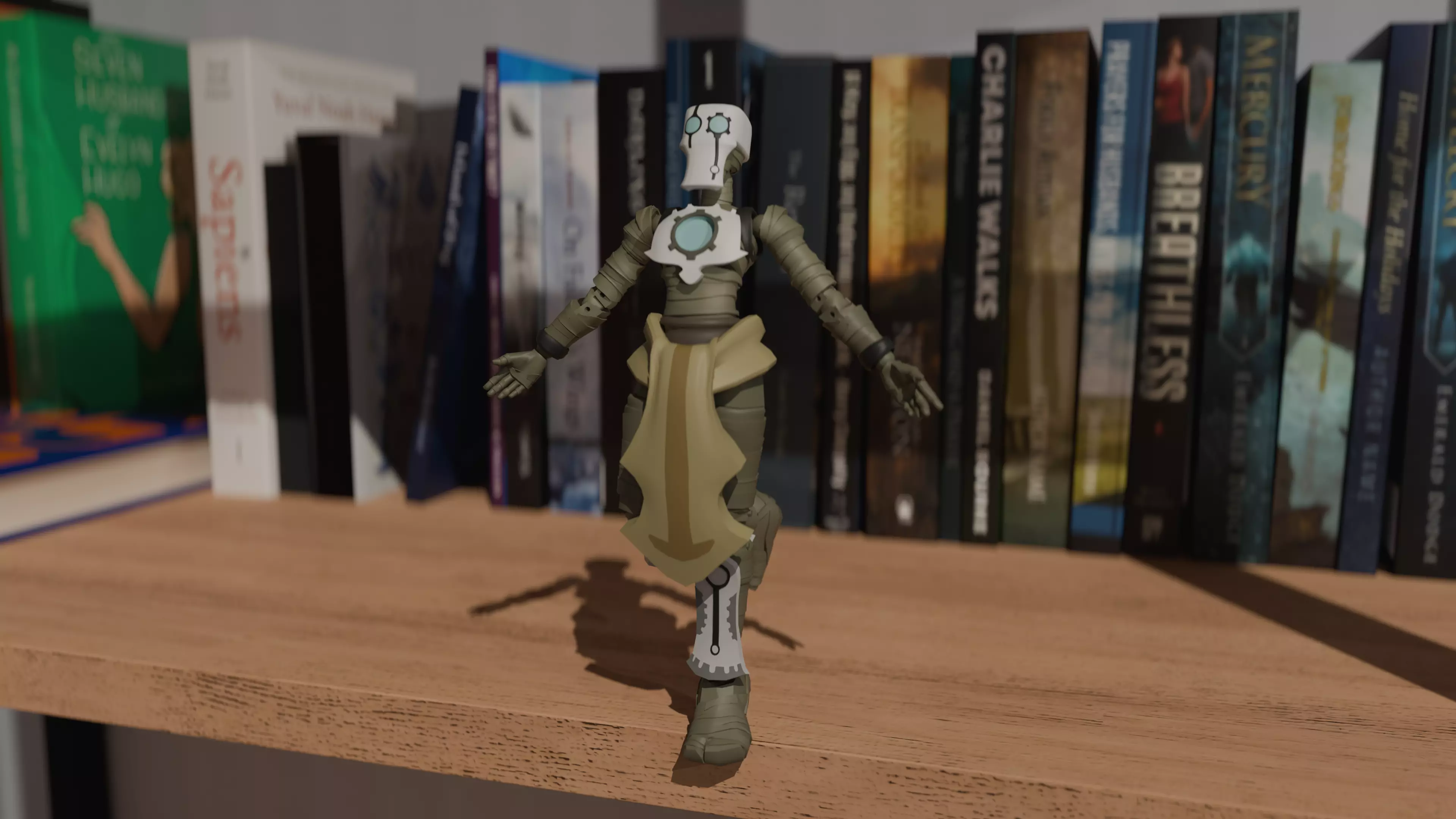 NOX FROM WAKFU ARTICULATED FIGURE 3D print model_2