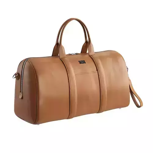 Leather Travel Bag Brown by Poltrona Frau