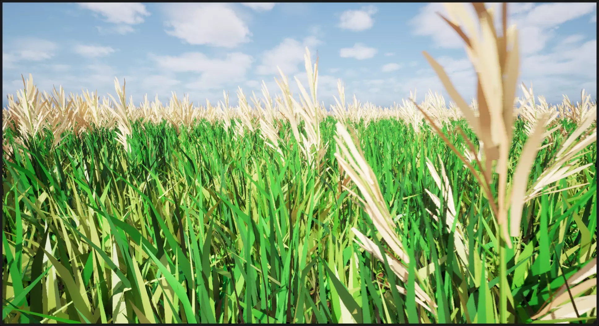 Stylized weeds plants grass nanite foliage Low-poly 3D model_14