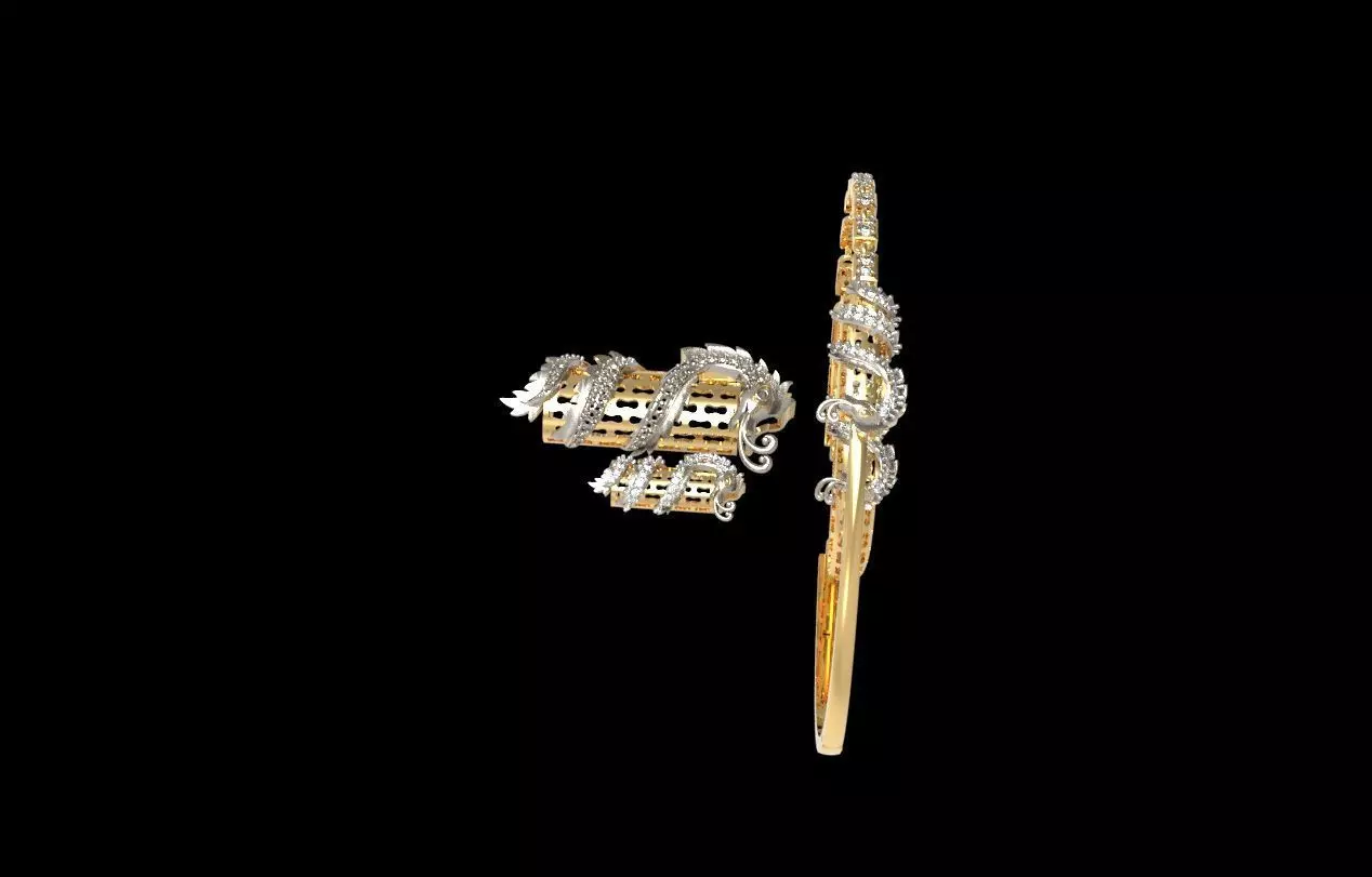 Dragon Jewelry Set 01 3D print model_20