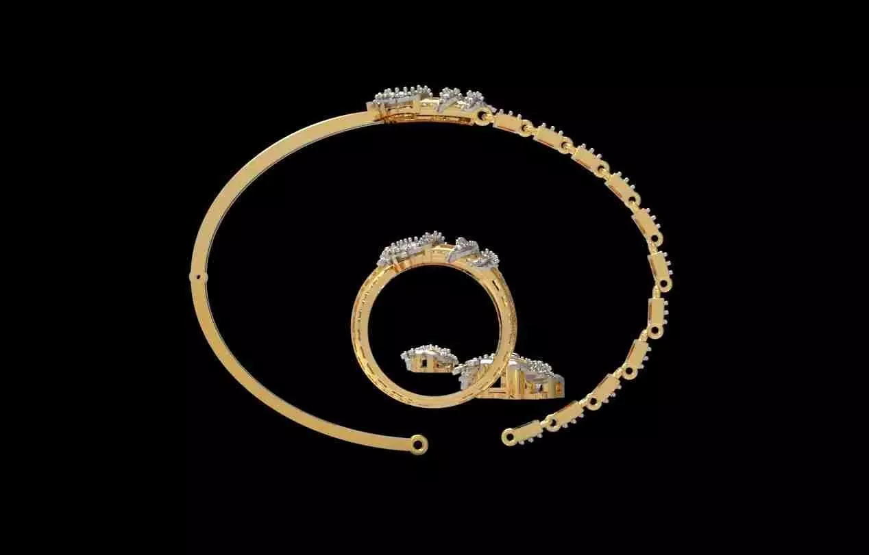 Dragon Jewelry Set 01 3D print model_6