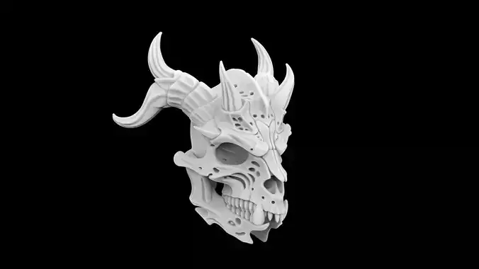 Dragon Skull 3D Print Model