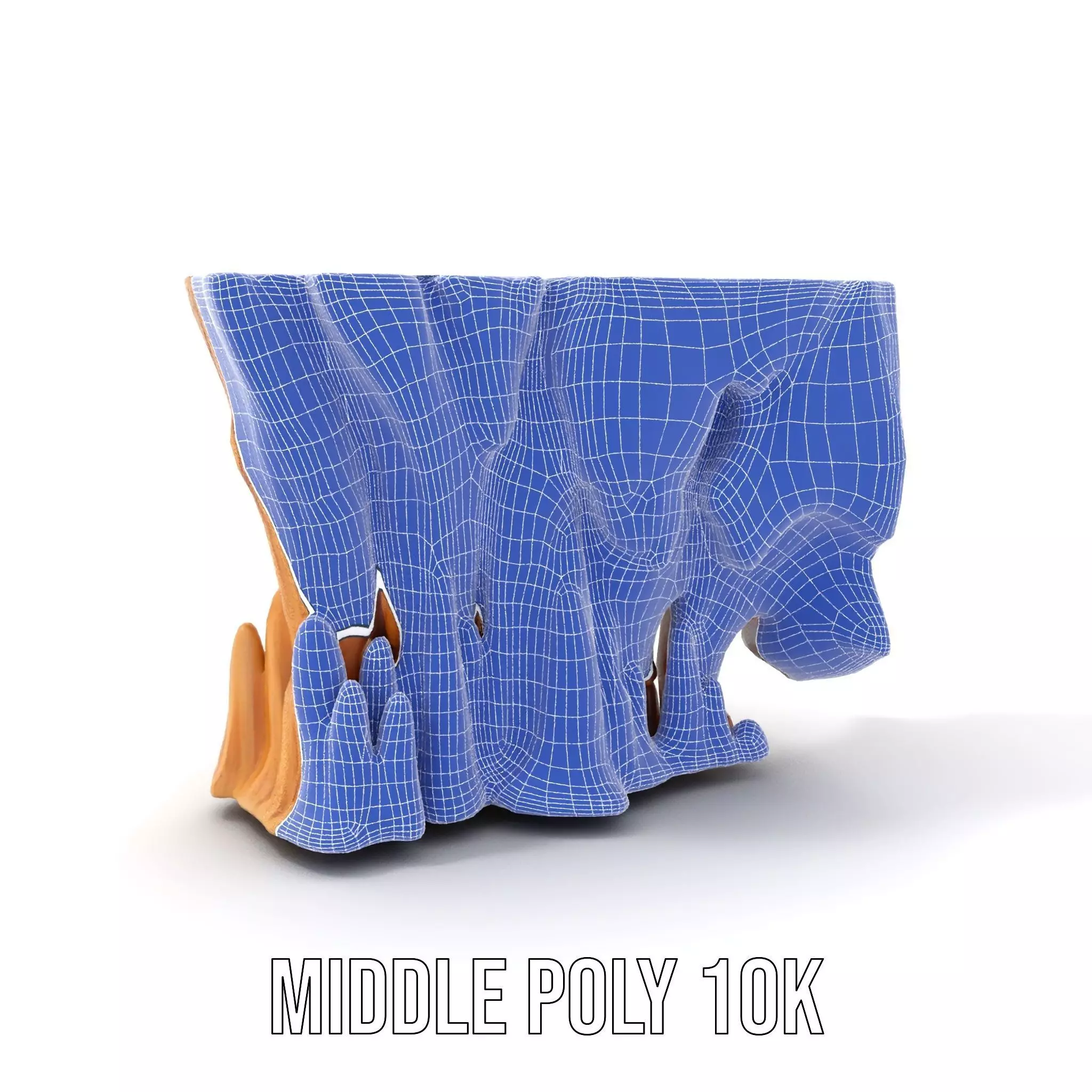 Natural Stalagmite and Stalactite Model Pack for Cave Environ... Low-poly 3D model_6