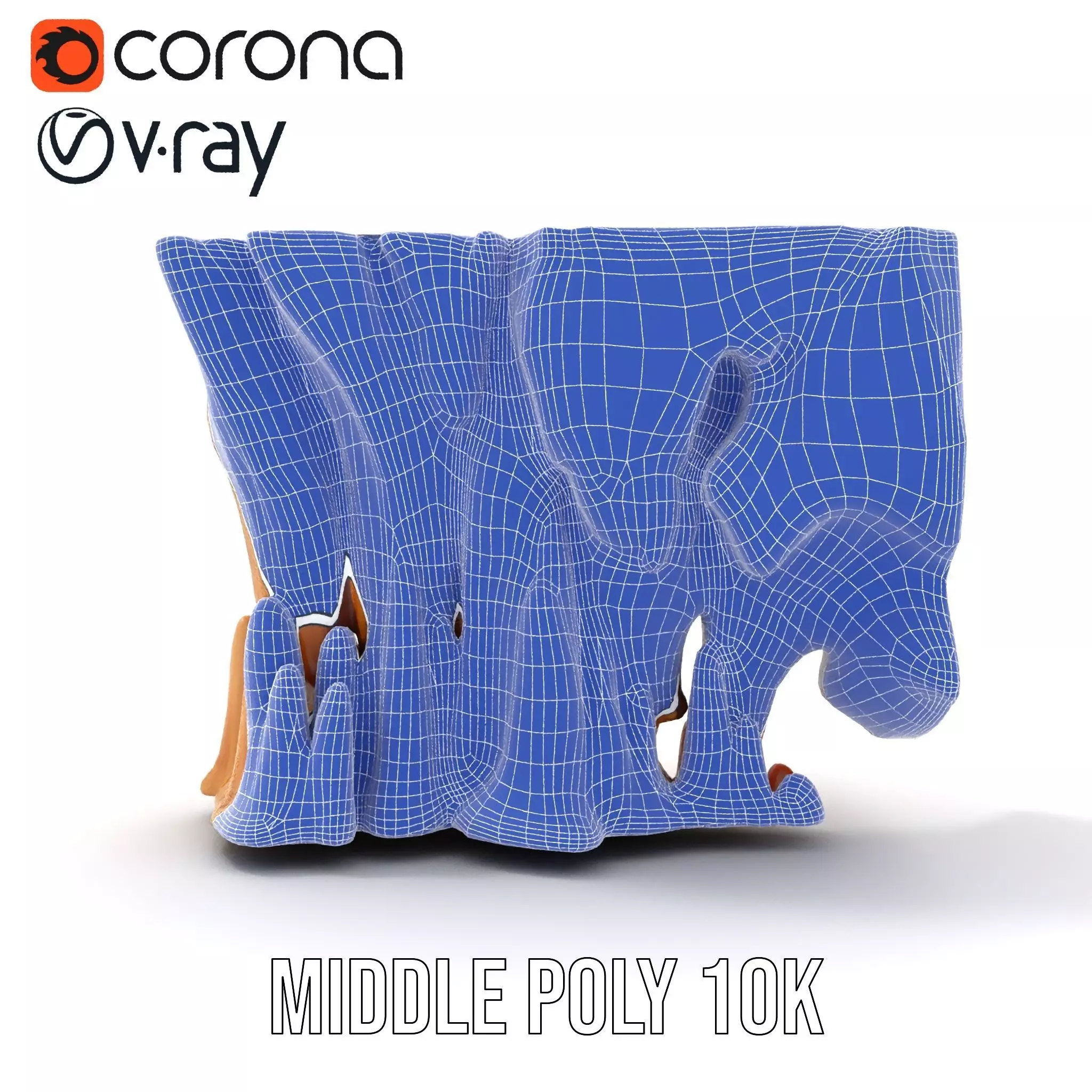 Natural Stalagmite and Stalactite Model Pack for Cave Environ... Low-poly 3D model_24