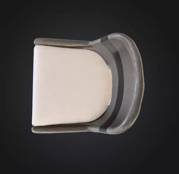 Minimalist Chair Low-poly 3D model_7