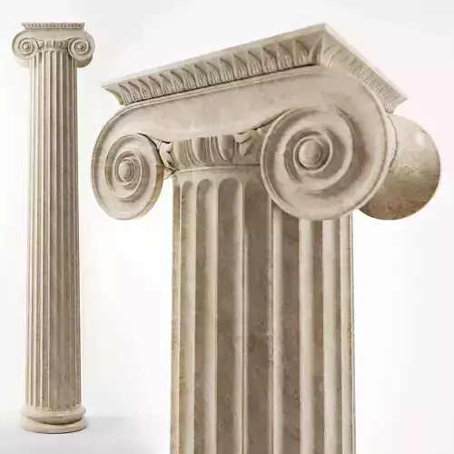 Ionic column 3D model