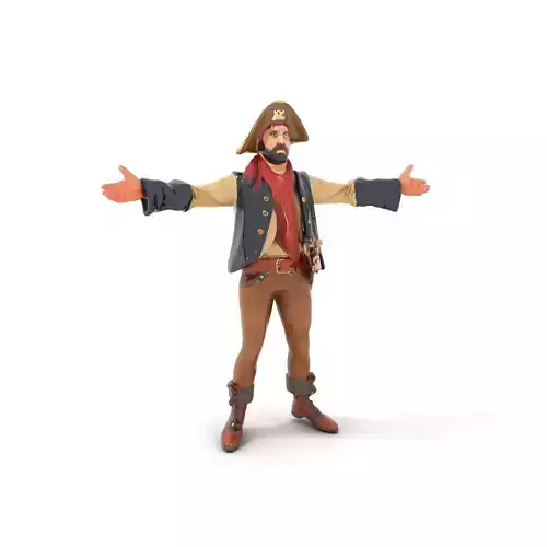 Pirate Captain Character Model Pack