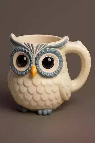 Owl Coffee Cup