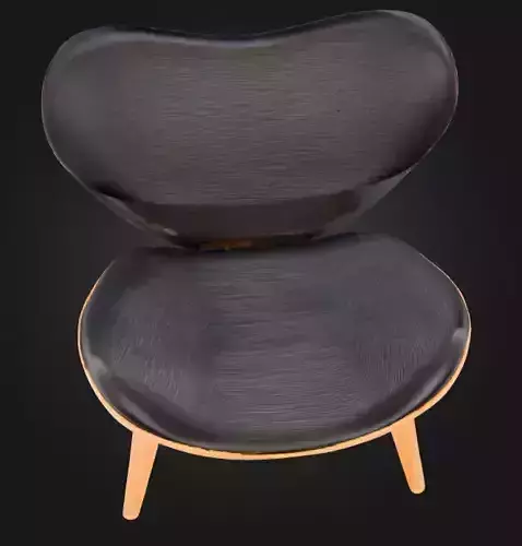 Elegance Seat Low-poly 3D model