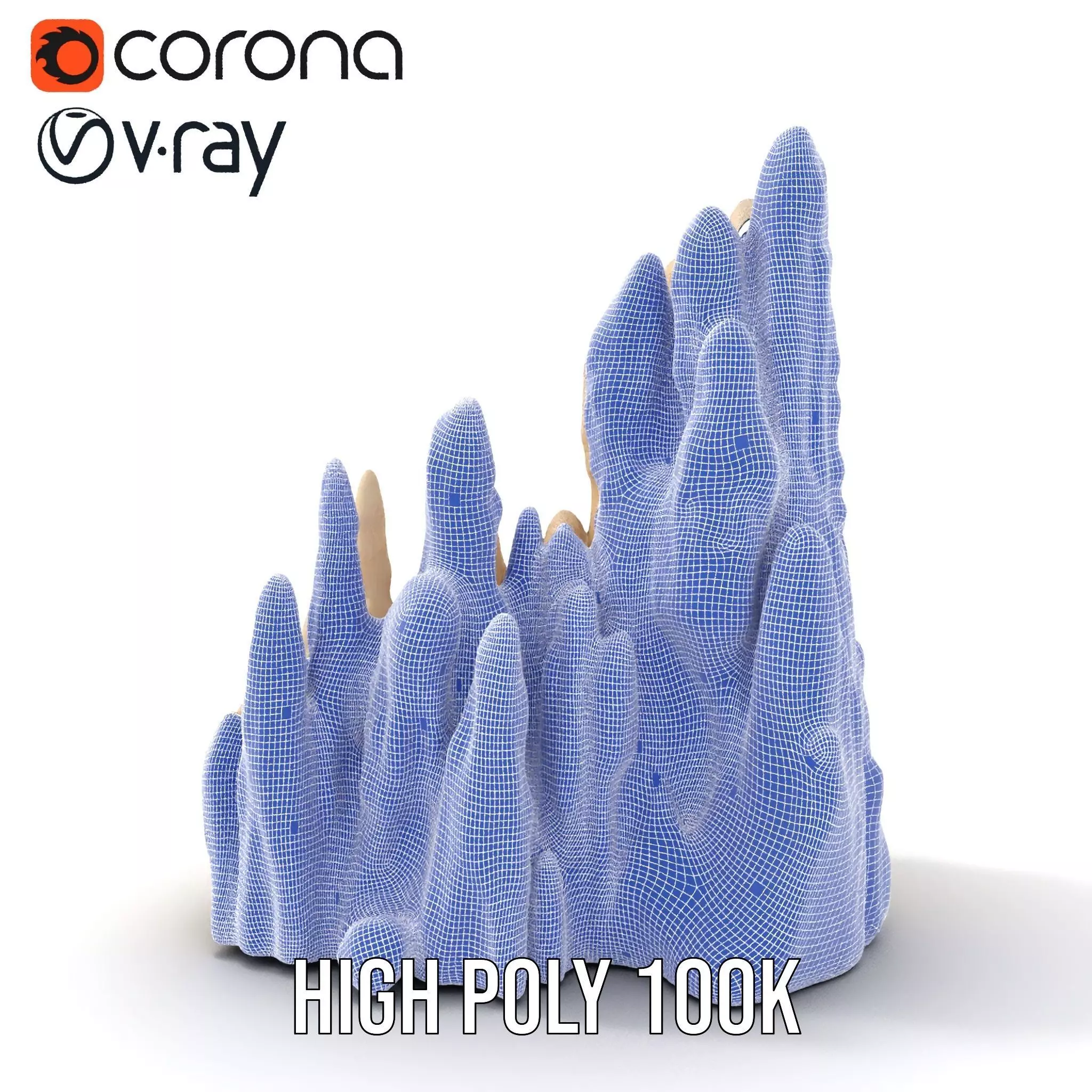 Sandstone Rock Formation Model Pack Low-poly 3D model_34