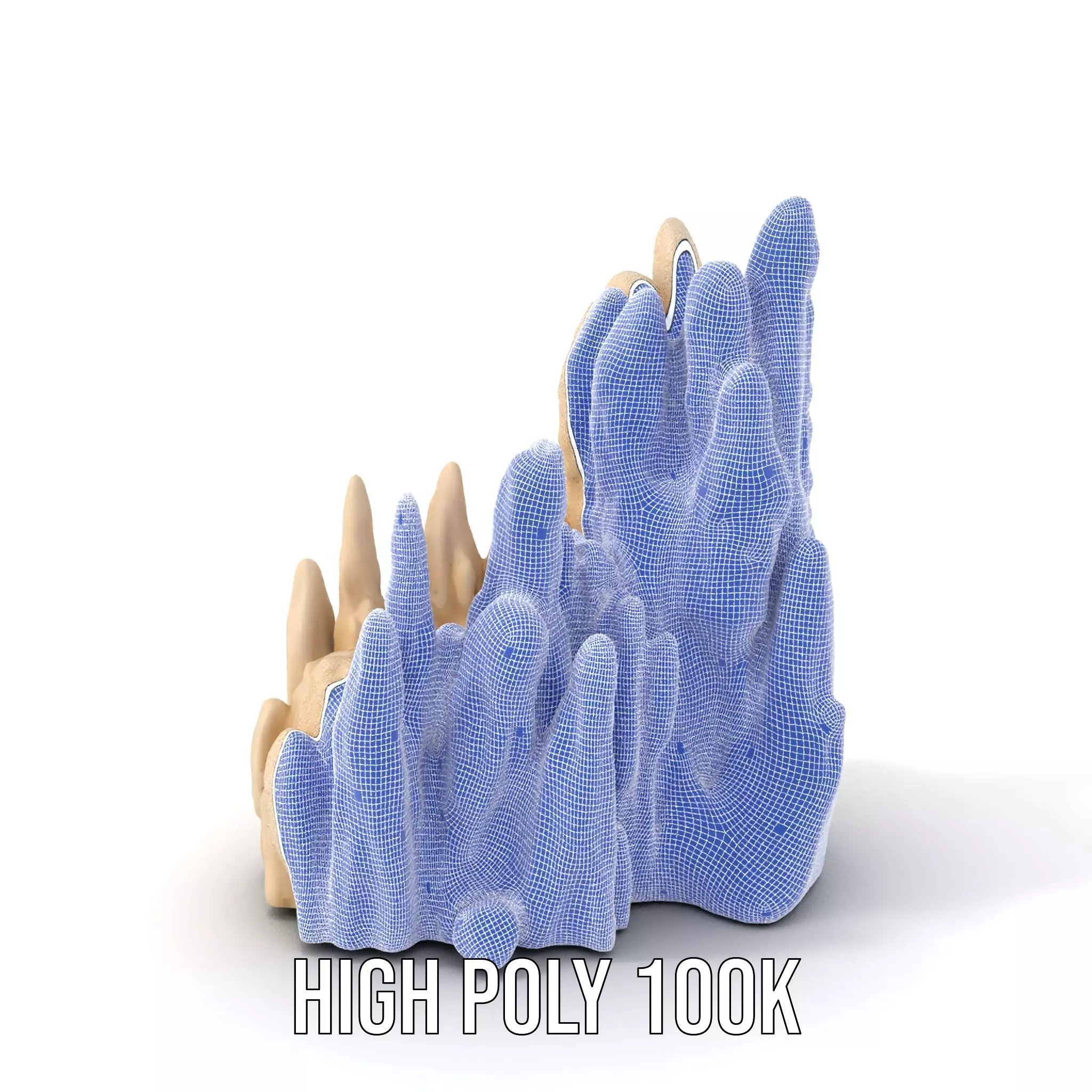 Sandstone Rock Formation Model Pack Low-poly 3D model_5