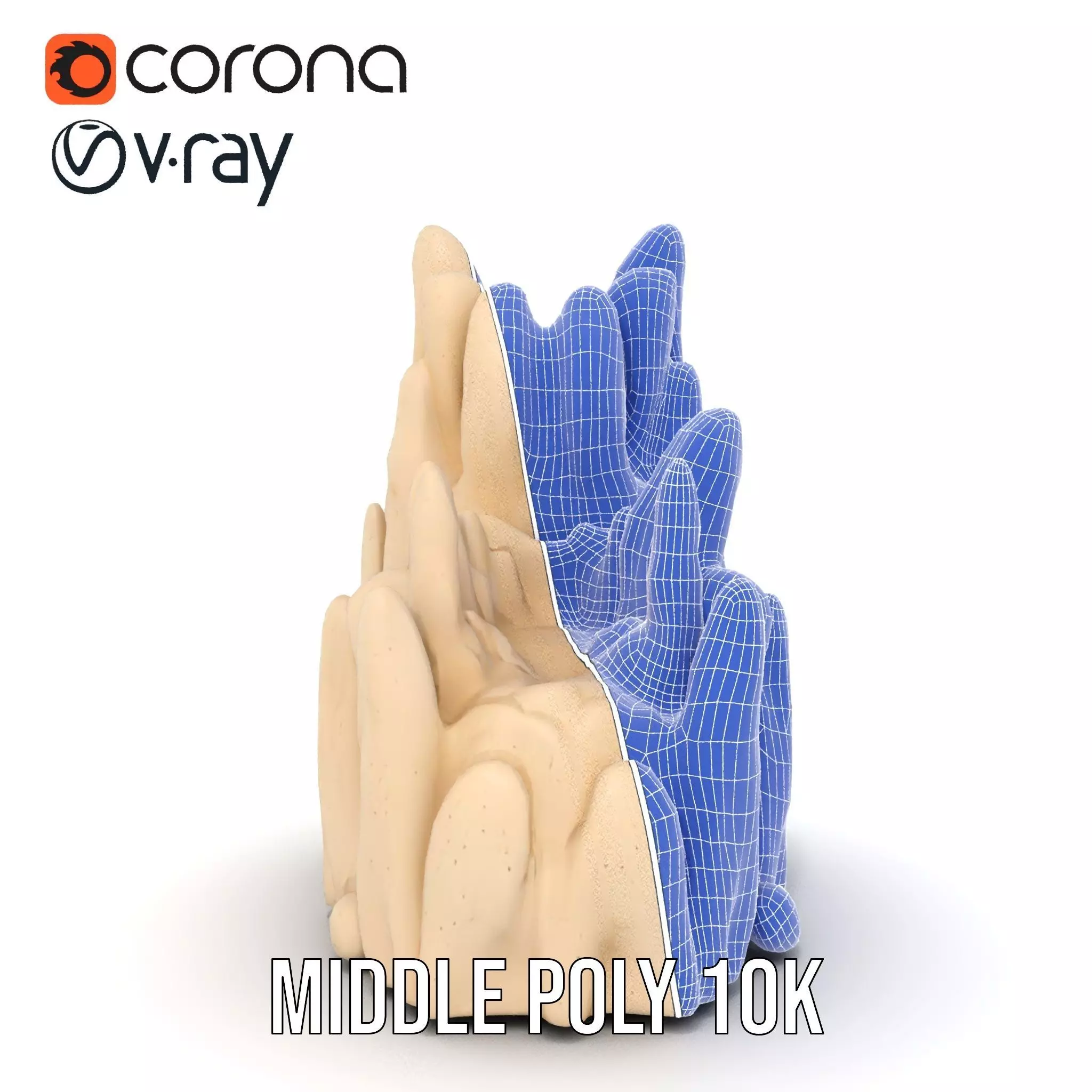 Sandstone Rock Formation Model Pack Low-poly 3D model_30