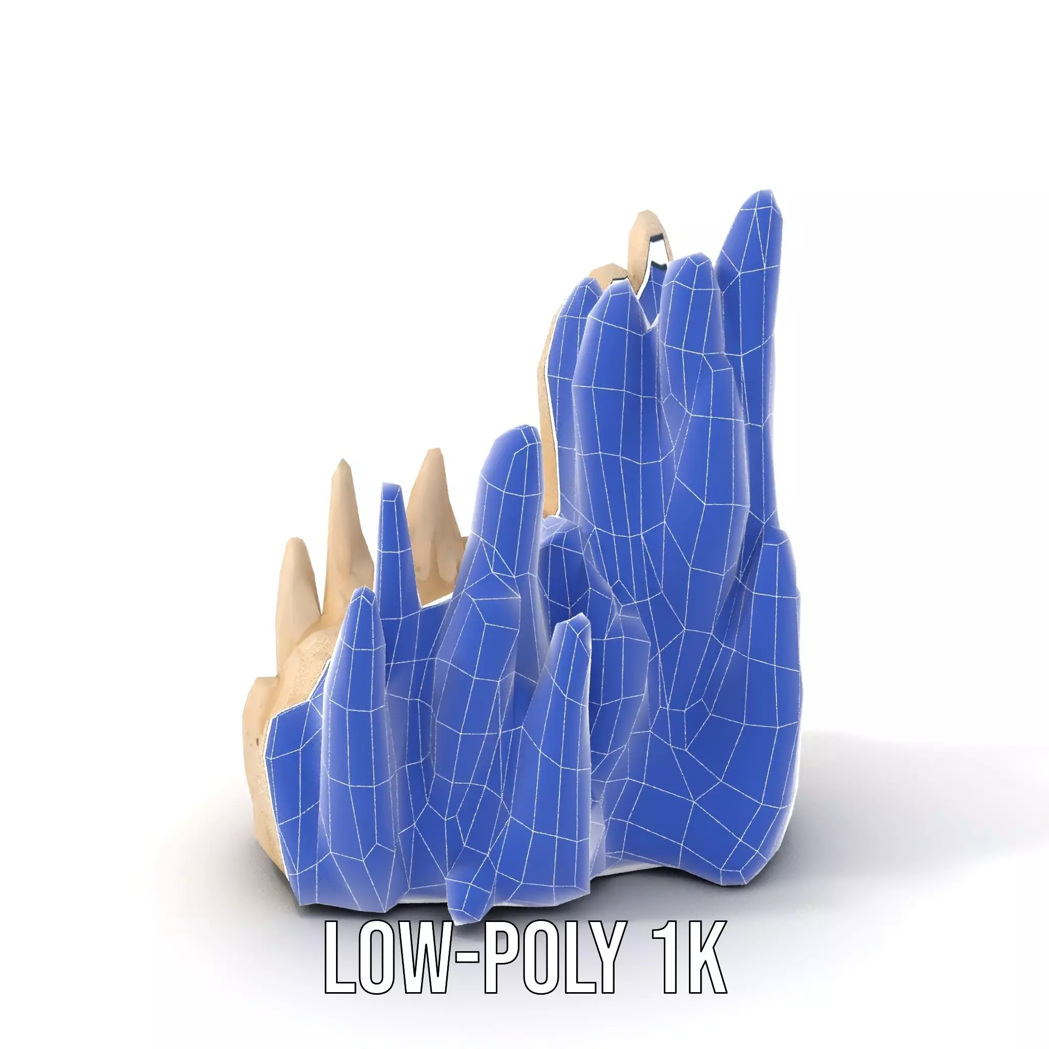 Sandstone Rock Formation Model Pack Low-poly 3D model_15