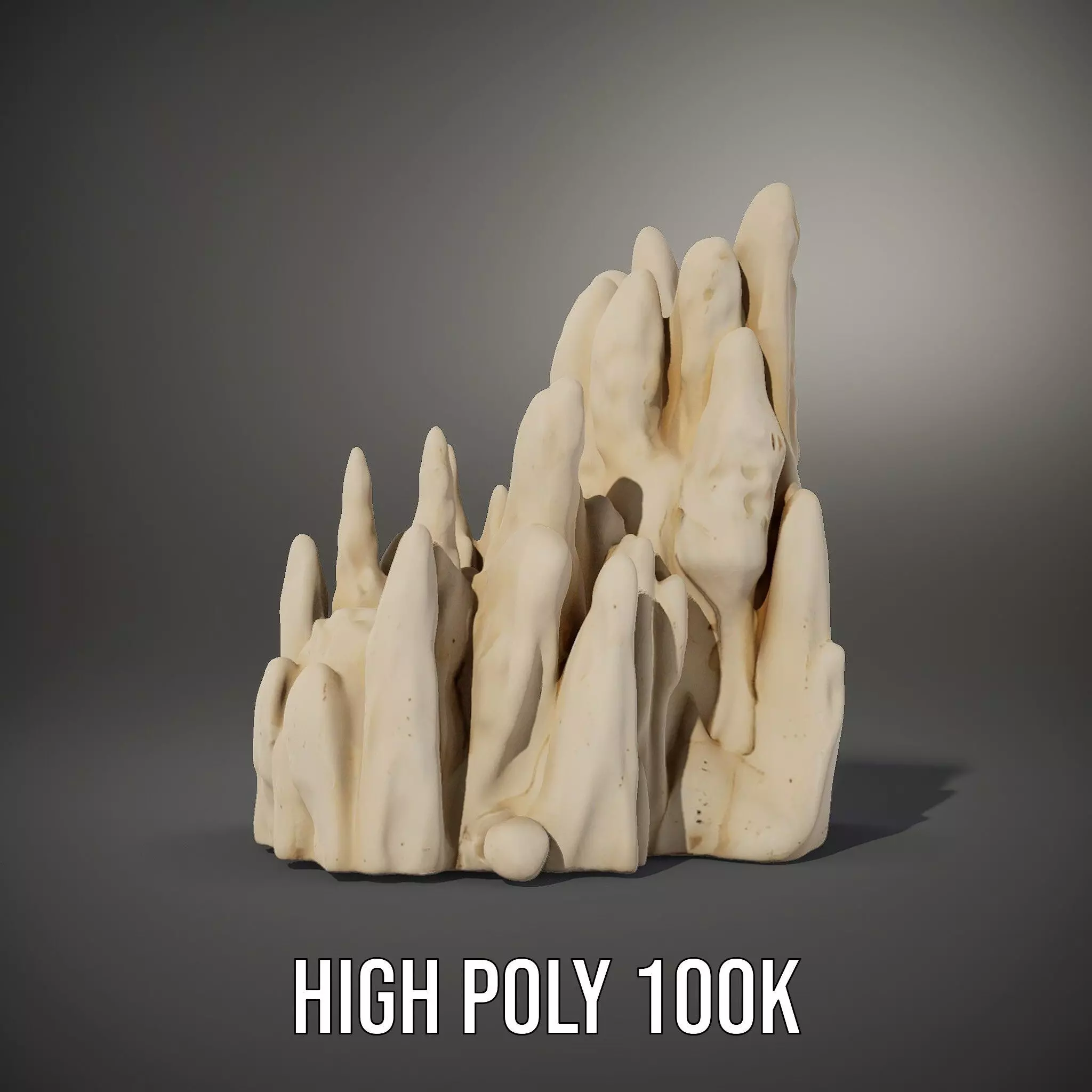 Sandstone Rock Formation Model Pack Low-poly 3D model_9