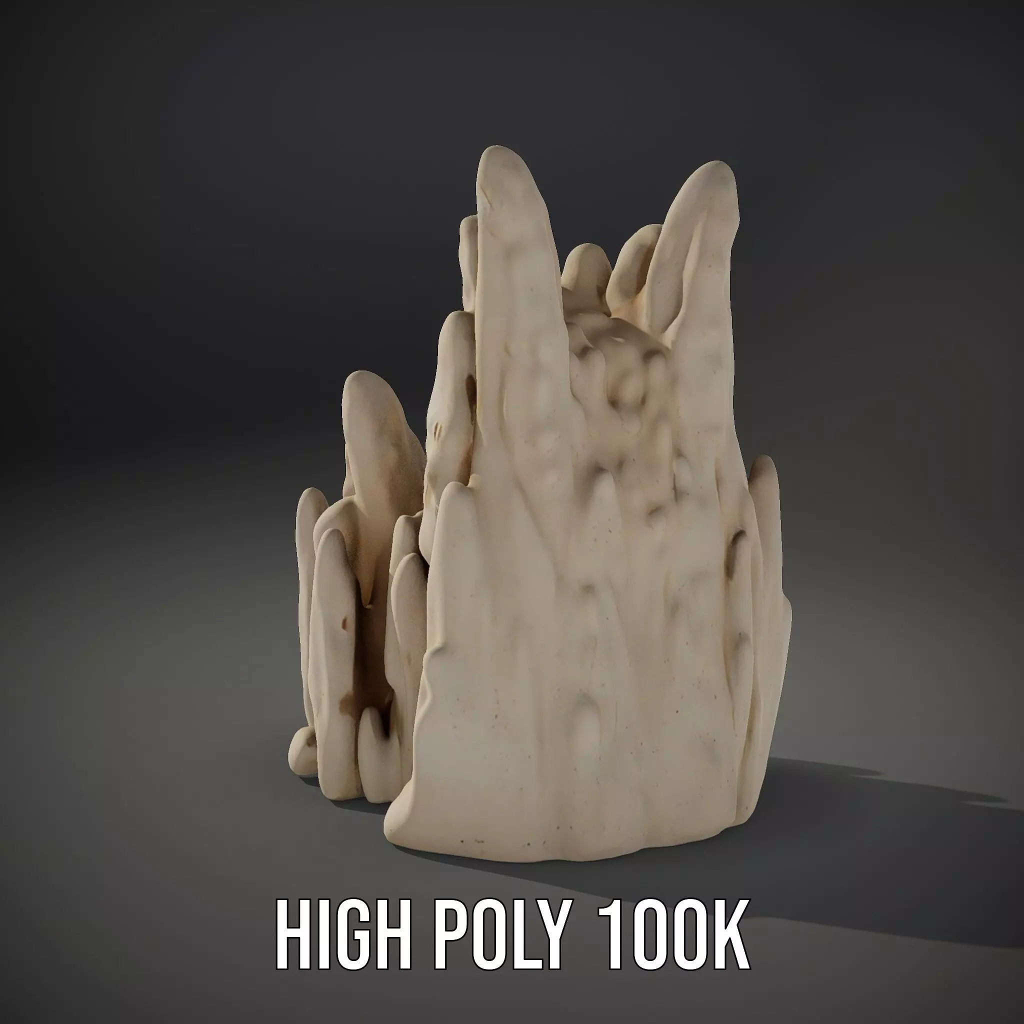 Sandstone Rock Formation Model Pack Low-poly 3D model_11